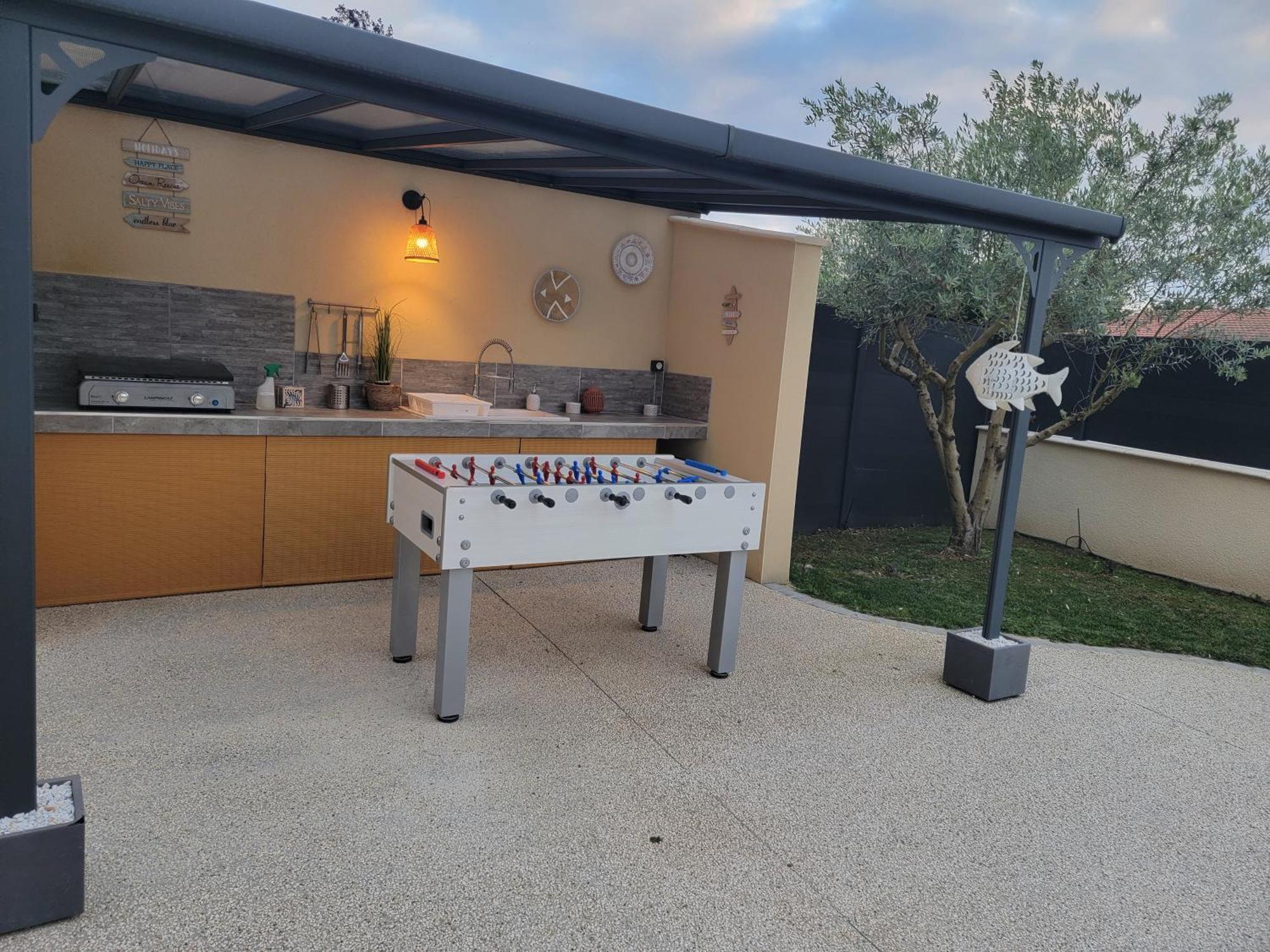 Villa Des Oliviers Sublime Villa Avec Piscine Chauffee Et Privee Et Baby Foot Bon-Encontre Eksteriør bilde
